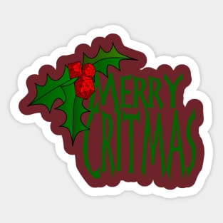 Merry Critmas Sticker